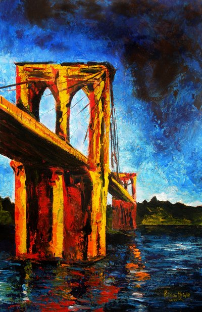 Brooklyn Bridge to Utopia, 2009 by Patricia Brintle
